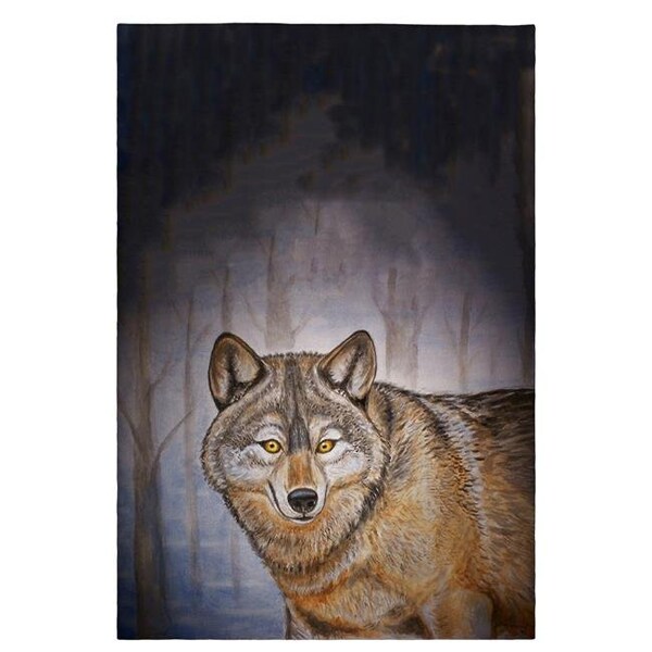 Betsy Drake Betsy Drake GT315 Wolf Guest Towel - 20 x 20 in. - GT315