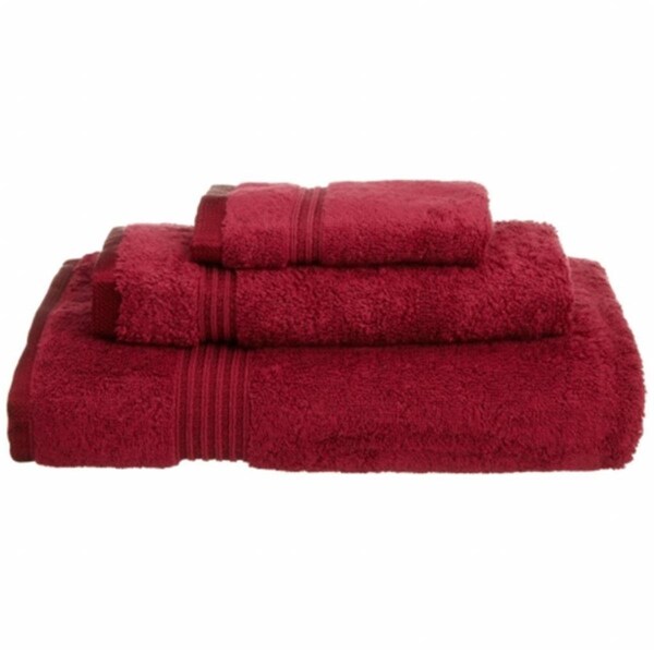 Superior Superior Egyptian Cotton 3-Piece Towel Set  Burgundy - NS 3 PC SET BG