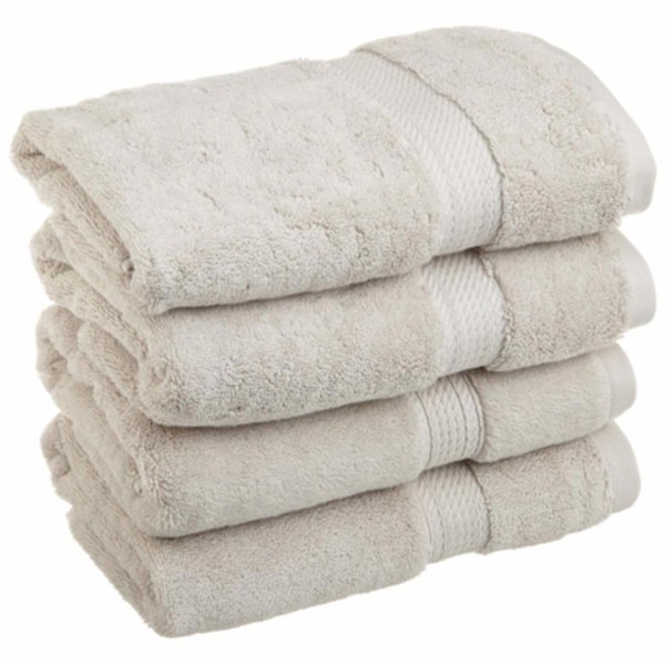 Superior 900GSM Egyptian Cotton 4-Piece Hand Towel Set Stone - 900GSM HAND ST