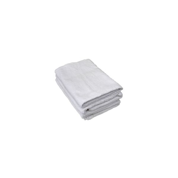 R & R Textile Mills R&R Textile - Hotel Basics Bath Towel - 50in x 24in - White - 12 Pack - X01130