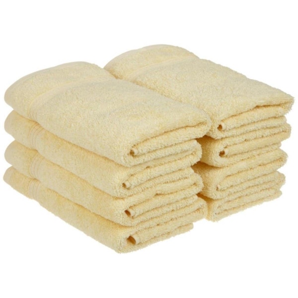 Superior Superior Egyptian Cotton 8-Piece Hand Towel Set  Canary - NS HTOWEL CA
