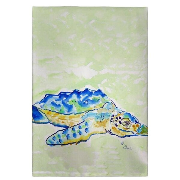 Betsy Drake Betsy Drake GT661 Loggerhead Turtle Guest Towel - 20 x 20 in. - GT661