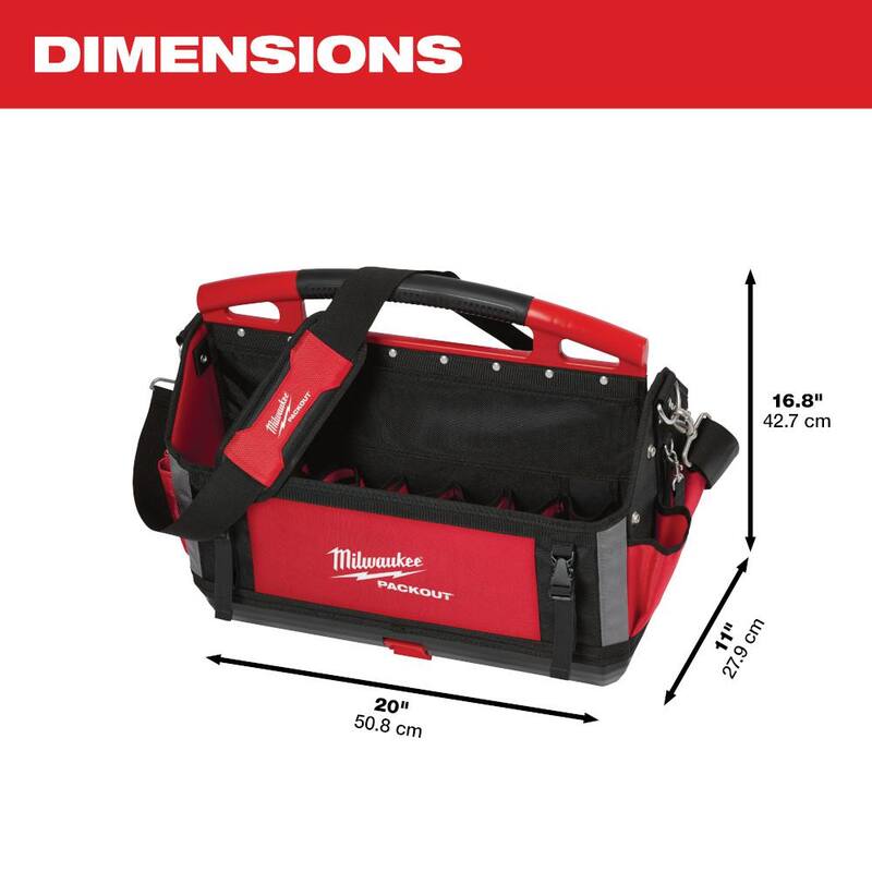 Milwaukee 20 in. PACKOUT Tote - 48-22-8320