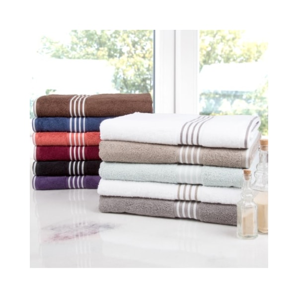 Hastings Home Hastings Home Rio 8 Piece 100 Cotton Towel Set - Taupe - 945637PEB