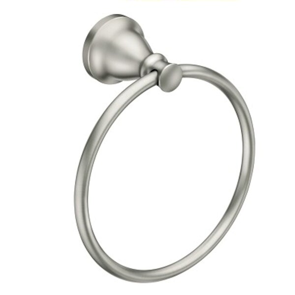 Moen Moen Hilliard Brushed Nickel Towel Ring Metal - MY2786BN