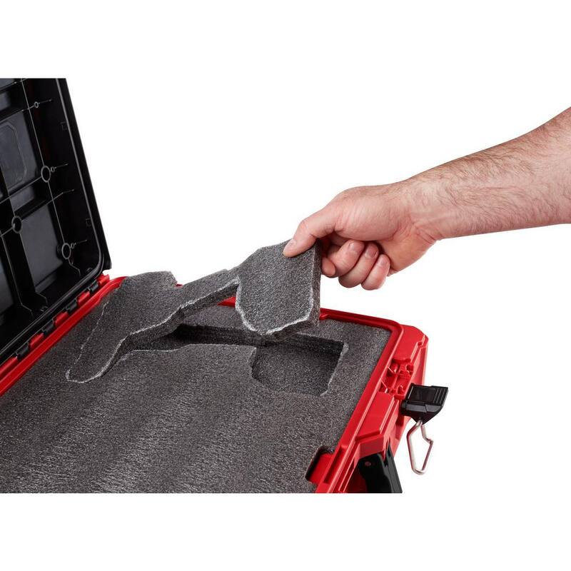 Milwaukee PACKOUT 16 in. Portable Modular Tool-Box Case with Customizable Insert - 48-22-8450