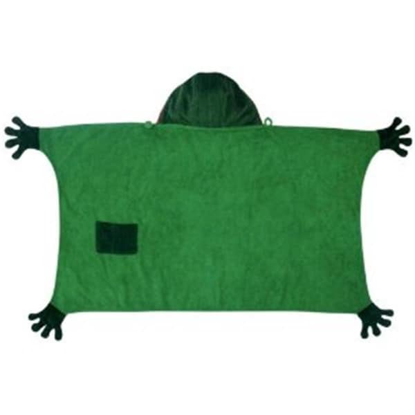 Kidorable Frog Towel Small with Hood and Pocket - KIDORABLE FROG TOWEL SMALL