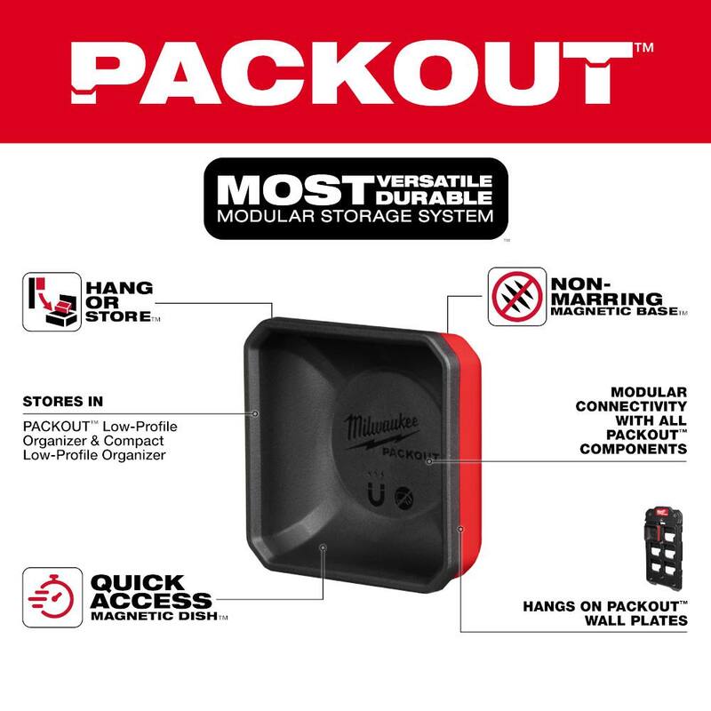 Milwaukee PACKOUT Magnetic Bin Tool Holder - 48-22-8070