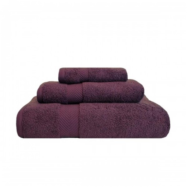 Superior Zero Twist Cotton Towel Set - Grape Seed, 3 Pieces - ZT 3 PC SET GS