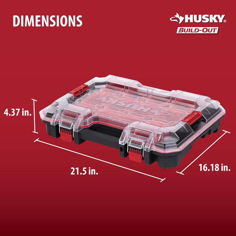 Husky Build-Out 22 in. Modular Tool Storage Deep Organizer - 22845