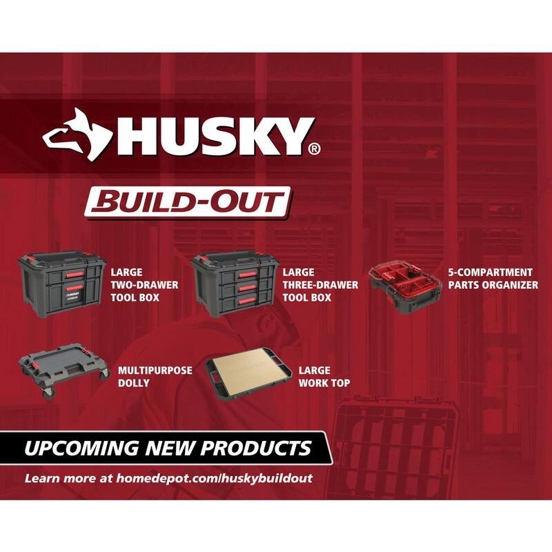 Husky Build-Out 22 in. Modular Tool Storage Deep Organizer - 22845
