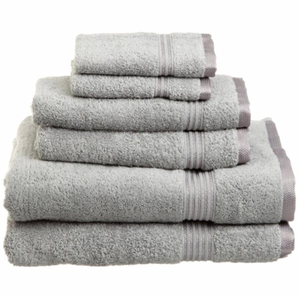Superior Superior Egyptian Cotton 6-Piece Towel Set  Silver - NS 6 PC SET SV