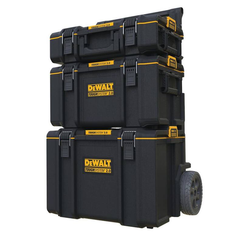 DEWALT TOUGHSYSTEM 2.0 Small Tool Box, TOUGHSYSTEM 2.0 22 in. Large Tool Box and TOUGHSYSTEM 2.0 24 in. Mobile Tool Box - DWST08165W00450