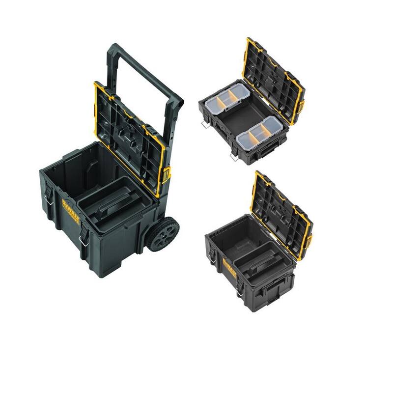DEWALT TOUGHSYSTEM 2.0 Small Tool Box, TOUGHSYSTEM 2.0 22 in. Large Tool Box and TOUGHSYSTEM 2.0 24 in. Mobile Tool Box - DWST08165W00450
