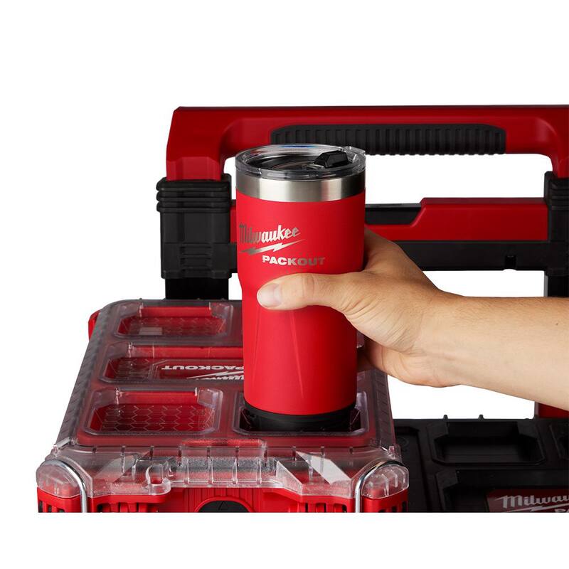 Milwaukee PACKOUT Red 20 oz. Tumbler - 48-22-8392R