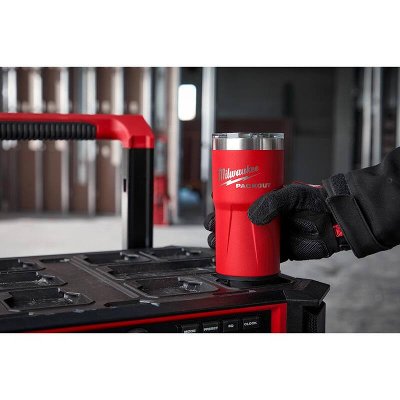 Milwaukee PACKOUT Red 20 oz. Tumbler - 48-22-8392R