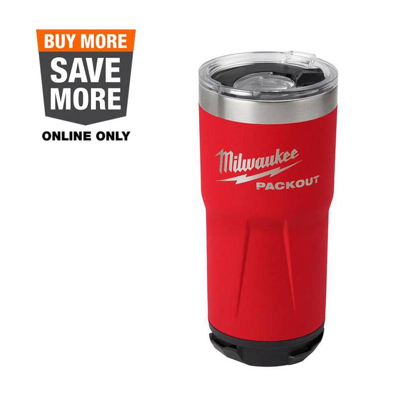 Milwaukee PACKOUT Red 20 oz. Tumbler - 48-22-8392R