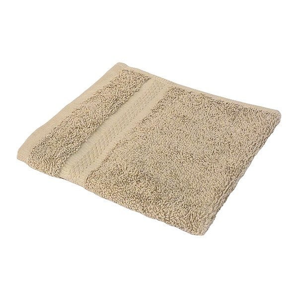 Martex Wash Cloth, 13 in L, Khaki - 7135312
