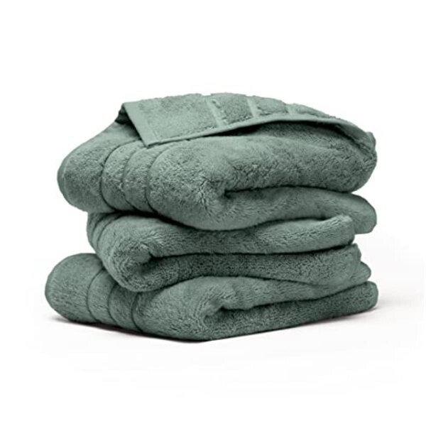 Cariloha 16 x 30 in. Bamboo Hand Towel Set for Unisex, Ocean Mist, 3 Piece - I0117049