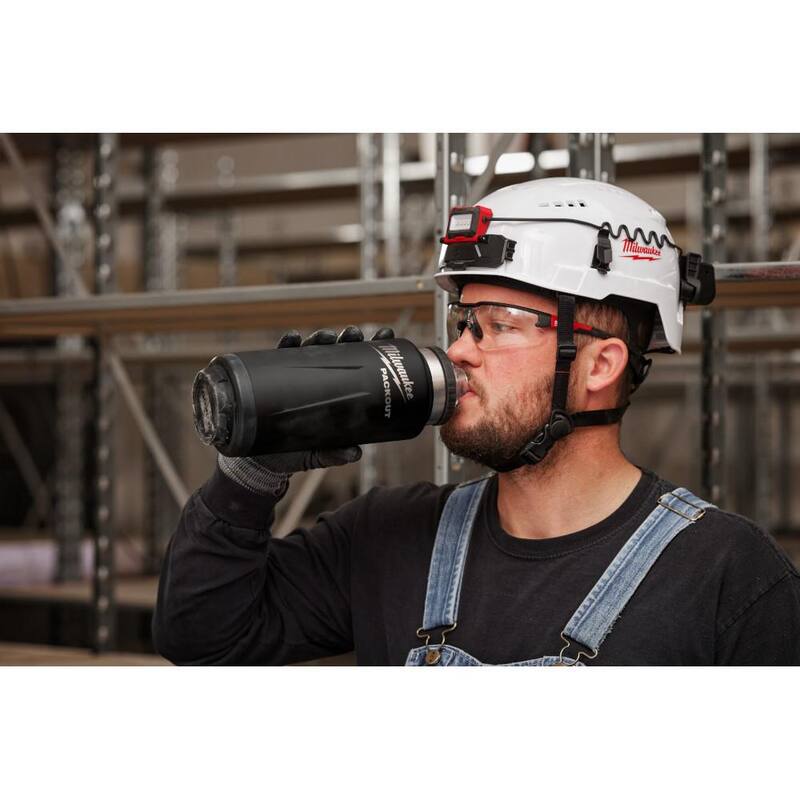Milwaukee PACKOUT Black 36 oz. Insulated Bottle W/Chug Lid - 48-22-8397B