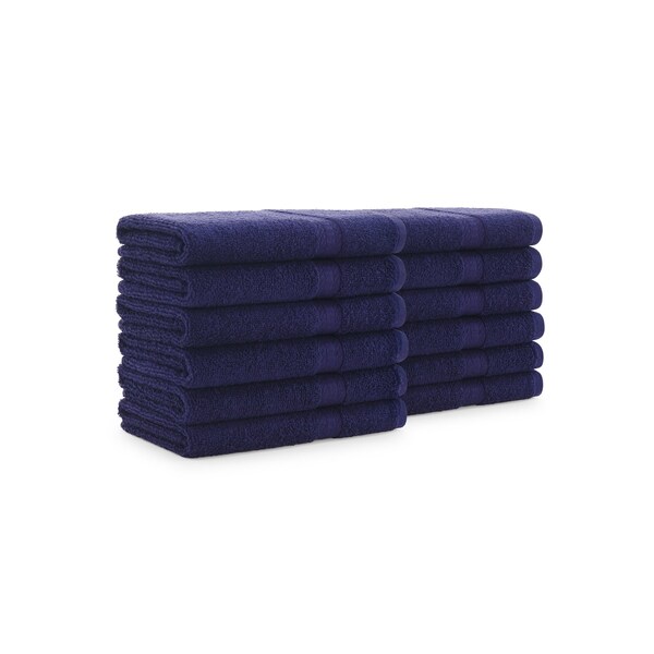 Monarch Brands True Color Hand Towels 0, Navy, 120PK - HAND-NAVY-CS