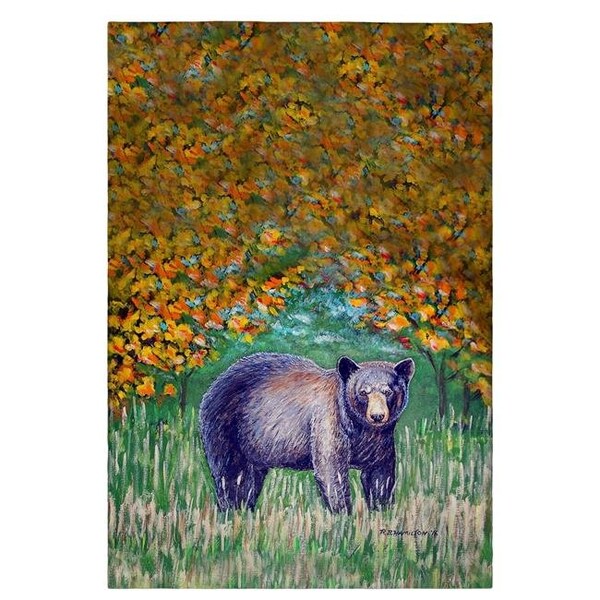 Betsy Drake Betsy Drake GT536 Black Bear Guest Towel - 20 x 20 in. - GT536