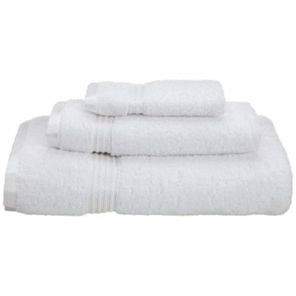 Superior Superior Egyptian Cotton 3-Piece Towel Set  White - NS 3 PC SET WH