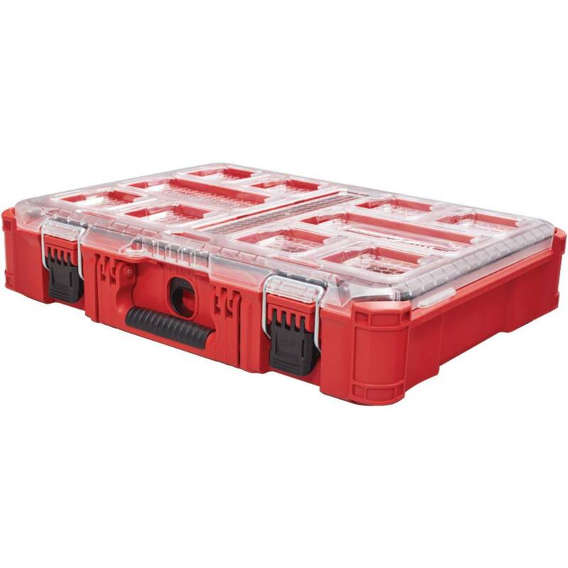 Milwaukee PACKOUT 11-Compartment Small Parts Organizer (2-Pack) - 48-22-8430X2