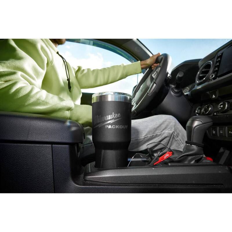 Milwaukee PACKOUT Black 30 oz. Tumbler - 48-22-8393B