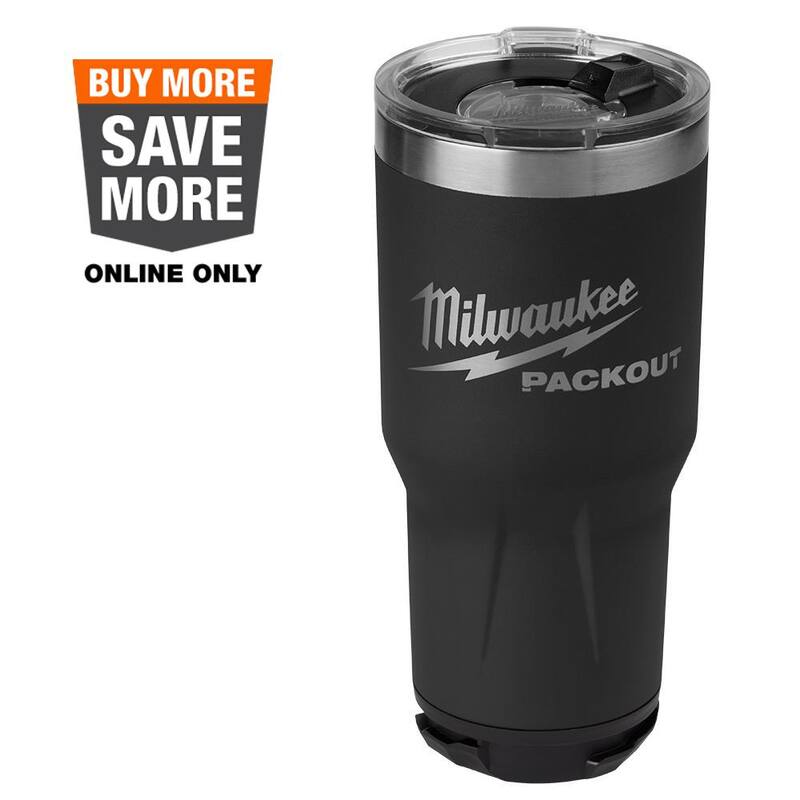 Milwaukee PACKOUT Black 30 oz. Tumbler - 48-22-8393B