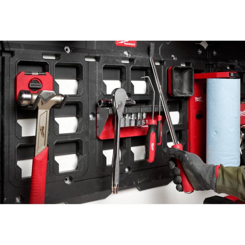 Milwaukee PACKOUT Magnetic Rack Tool Holder - 48-22-8346