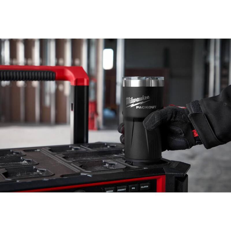 Milwaukee PACKOUT Black 20 oz. Tumbler - 48-22-8392B