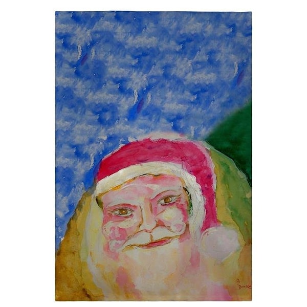 Betsy Drake Betsy Drake GT909 Santa Face Guest Towel - 20 x 20 in. - GT909
