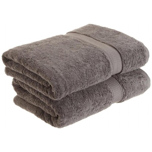 Superior 900GSM Egyptian Cotton 2-Piece Bath Towel Set  Charcoal - 900GSM BATH CL