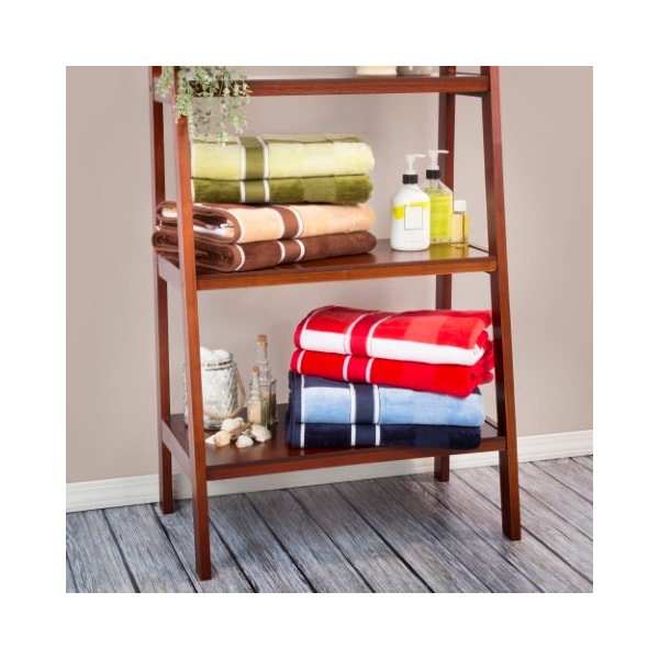 Hastings Home 6 Piece Bathroom Towel Set- Luxurious Spa Quality 100 Percent Cotton Machine Washable (Red/Burgundy) - 367382ZBN