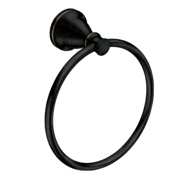 Moen Moen Hilliard Mediterranean Bronze Towel Ring Metal - MY2786BRB