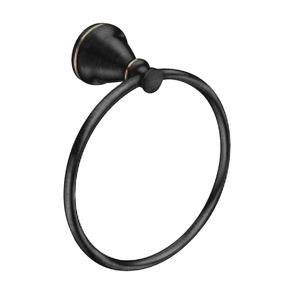 Moen Moen Hilliard Mediterranean Bronze Towel Ring Metal - MY2786BRB