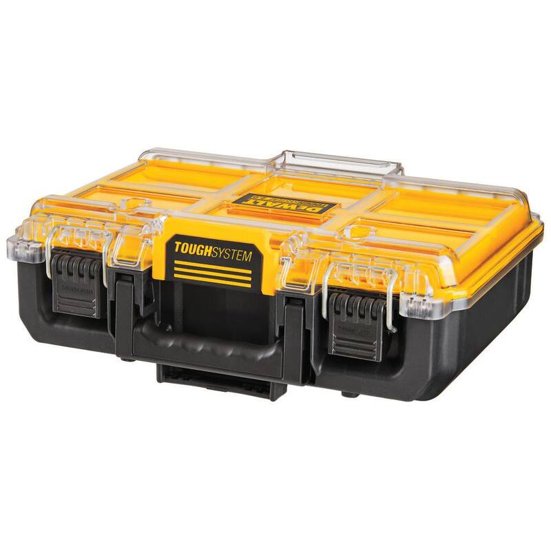 DEWALT TOUGHSYSTEM 2.0 6-Compartment Small Parts Organizer (2 Pack) - DWST08020X2