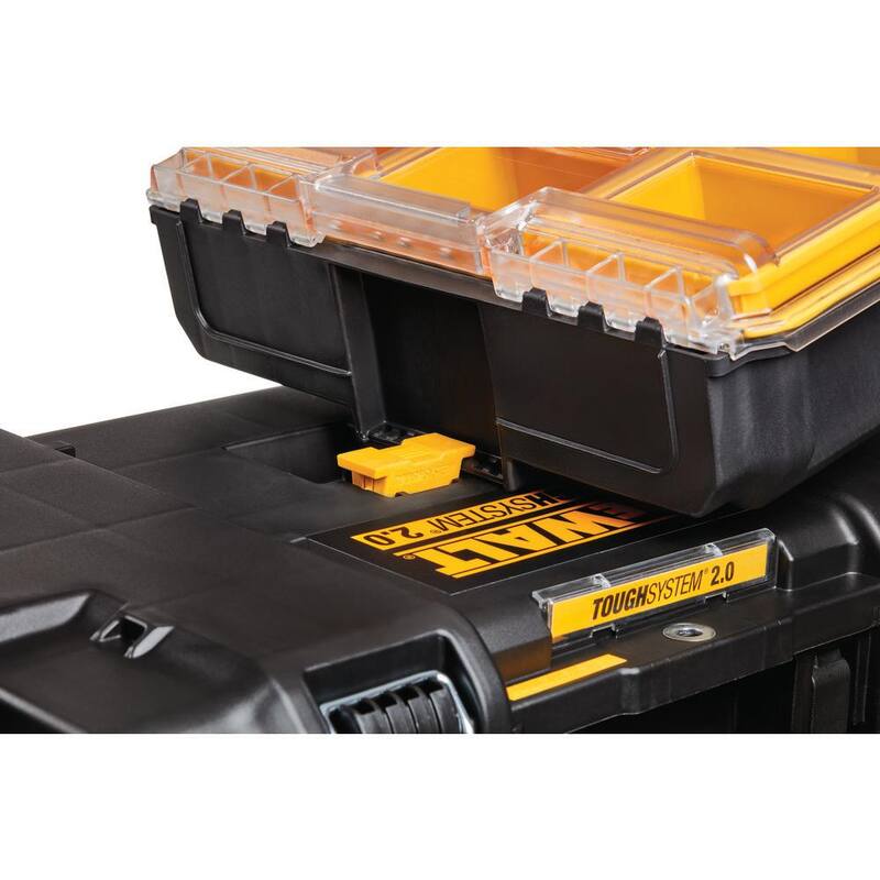 DEWALT TOUGHSYSTEM 2.0 6-Compartment Small Parts Organizer (2 Pack) - DWST08020X2