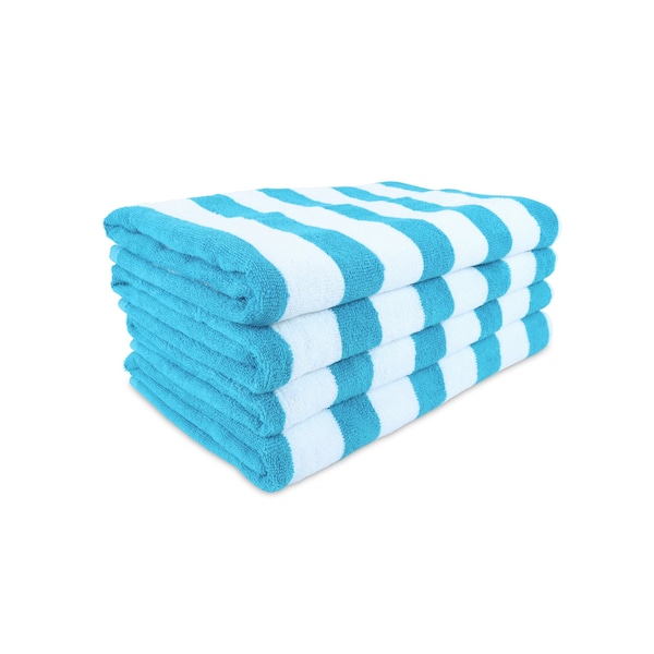 Monarch Brands Cali Cabana Towels , Blue, 32PK - CALICABANA-BLU-CS