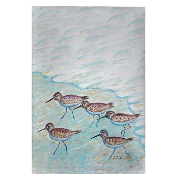 Betsy Drake Betsy Drake GT269 Sandpipers Guest Towel - 20 x 20 in. - GT269