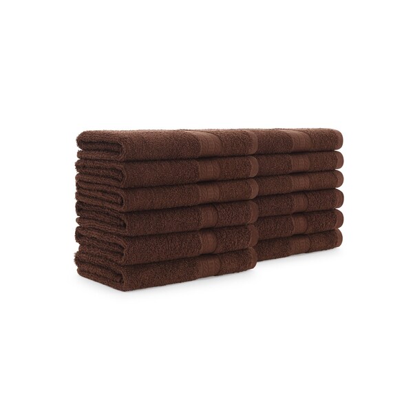 Monarch Brands True Color Hand Towels 0, Brown, 120PK - HAND-BROWN-CS