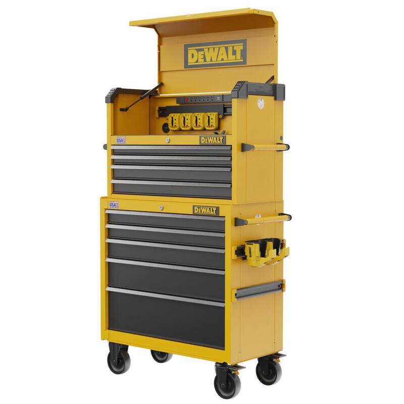 DEWALT 37 in. 4-Drawer Tool Chest and 37 in. 5-Drawer Tool Cabinet - DWST37093