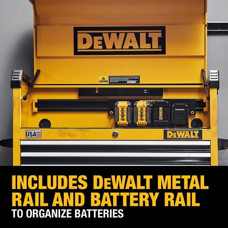 DEWALT 37 in. 4-Drawer Tool Chest and 37 in. 5-Drawer Tool Cabinet - DWST37093