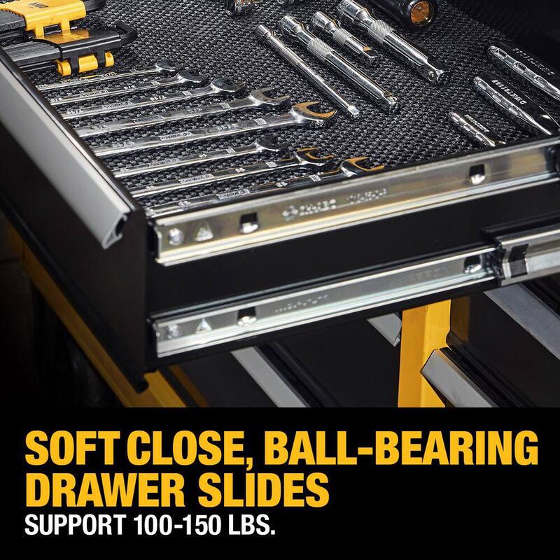 DEWALT 37 in. 4-Drawer Tool Chest and 37 in. 5-Drawer Tool Cabinet - DWST37093