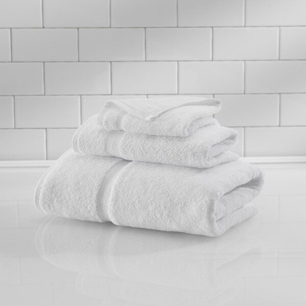 1888 Mills Bath Towel, 27x50, 14 lb, Crown Touch, 12PK - B557-U-WHT-1-CT20