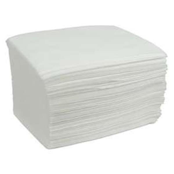 Cardinal Health 9 x 13 in. Non-Woven Dry Washcloth, White - 55AT907