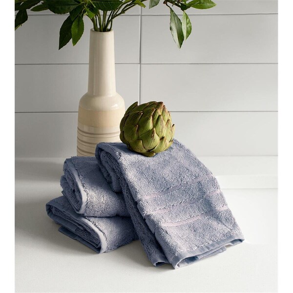 Cariloha Bamboo Hand Towel Set for Unisex, Blue Lagoon, 3 Piece - I0117047