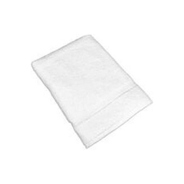 Monarch Brands Pearl Elite Premium Bath Towel, 24" x 50", White, 60 Towels - INST-2450-10.5