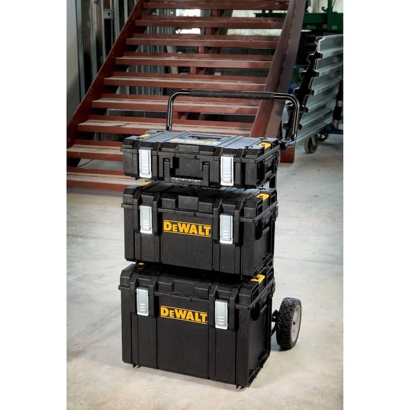 DEWALT TOUGHSYSTEM 9.6 in. 0-Drawer Utility Cart Tool Box Carrier - DWST08210